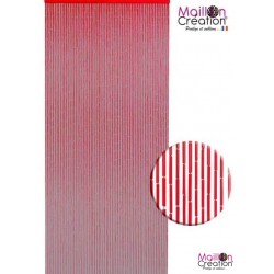 Red BAMBOO curtain Morel - 1