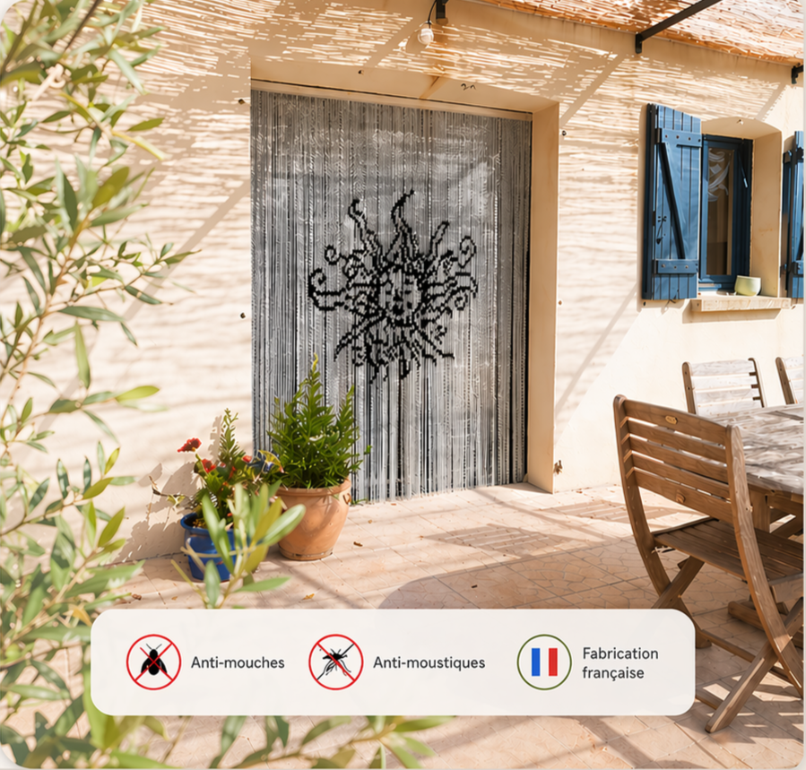 rideau anti mouches MC rideau chainette aluminium